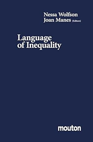 Seller image for Language of Inequality (Theologische Bibliothek Topelmann) [Hardcover ] for sale by booksXpress