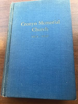 History of Cronyn Memorial Church London. Ontario 1873-1949