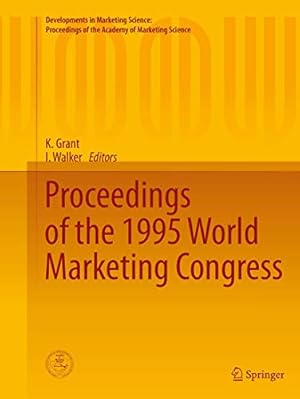 Imagen del vendedor de Proceedings of the 1995 World Marketing Congress (Developments in Marketing Science: Proceedings of the Academy of Marketing Science) [Soft Cover ] a la venta por booksXpress