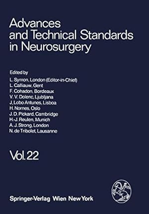 Immagine del venditore per Advances and Technical Standards in Neurosurgery by Symon, L., Calliauw, L., Cohadon, F., Dolenc, V. V., Antunes, J. Lobo, Nornes, H., Pickard, J. D., Reulen, H.-J., Strong, A. J., Tribolet, N. de [Paperback ] venduto da booksXpress