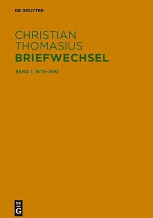 Seller image for Briefe 16791692 (German Edition) by Thomasius, Christian [Hardcover ] for sale by booksXpress