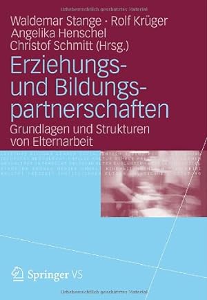Imagen del vendedor de Erziehungs- und Bildungspartnerschaften: Grundlagen und Strukturen von Elternarbeit (German Edition) [Paperback ] a la venta por booksXpress