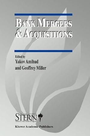 Seller image for Bank Mergers & Acquisitions (The New York University Salomon Center Series on Financial Markets and Institutions) [Paperback ] for sale by booksXpress