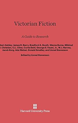 Bild des Verkufers fr Victorian Fiction by Ashley, Robert, Barry, James D., Booth, Bradford A. [Hardcover ] zum Verkauf von booksXpress