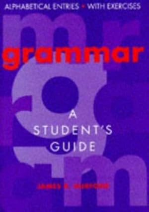 Imagen del vendedor de Grammar: A Student's Guide by Hurford, James R. [Paperback ] a la venta por booksXpress