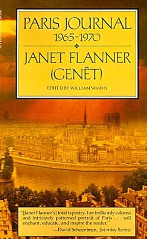 Image du vendeur pour Paris Journal, 1965-70 by Flanner, Janet (Genet) [Paperback ] mis en vente par booksXpress