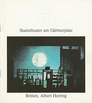 Bild des Verkufers fr Programmheft Benjamin Britten ALBERT HERRING Premiere 25. Mai 1989 Spielzeit 1988 / 89 Heft 7 zum Verkauf von Programmhefte24 Schauspiel und Musiktheater der letzten 150 Jahre