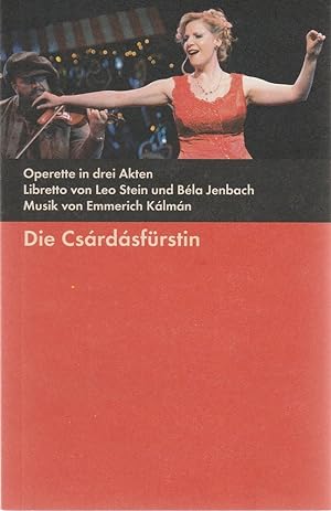 Seller image for Programmheft Emmerich Kalman DIE CSARDASFRSTIN Operette Spielzeit 2011 / 2012 for sale by Programmhefte24 Schauspiel und Musiktheater der letzten 150 Jahre