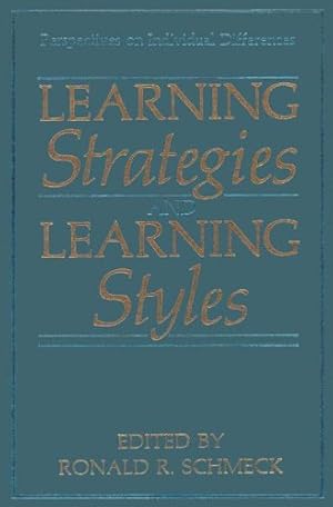 Imagen del vendedor de Learning Strategies and Learning Styles (Perspectives on Individual Differences) [Paperback ] a la venta por booksXpress