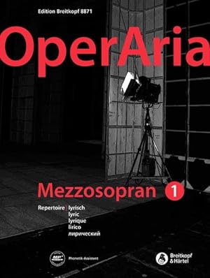 Bild des Verkufers fr OperAria. Mezzosopran Bd. 1: lyrisch : Repertoiresammlung - Band 1: lyrisch zum Verkauf von AHA-BUCH GmbH