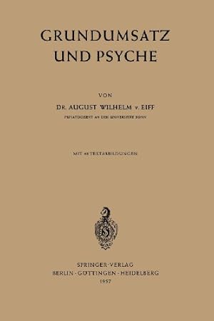 Seller image for Grundumsatz und Psyche (German Edition) by Eiff, August W.v. [Paperback ] for sale by booksXpress