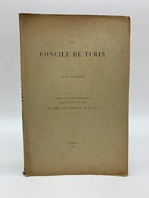 Bild des Verkufers fr Le Concile de Turin zum Verkauf von Coenobium Libreria antiquaria