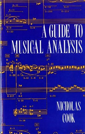 Image du vendeur pour A Guide to Musical Analysis by Cook, Nicholas [Paperback ] mis en vente par booksXpress