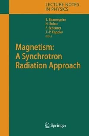 Seller image for Magnetism: A Synchrotron Radiation Approach (Lecture Notes in Physics) [Hardcover ] for sale by booksXpress