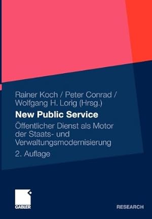 Imagen del vendedor de New Public Service:  ffentlicher Dienst als Motor der Staats- und Verwaltungsmodernisierung (German Edition) [Paperback ] a la venta por booksXpress