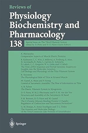 Imagen del vendedor de Reviews of Physiology, Biochemistry and Pharmacology (German Edition) by F&amp;#252;rst, D. [Paperback ] a la venta por booksXpress