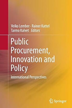 Image du vendeur pour Public Procurement, Innovation and Policy: International Perspectives [Paperback ] mis en vente par booksXpress