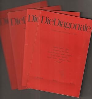 Seller image for Die Diagonale. Halbjahreszeitschrift fr Dichtung und Kritik. 4 Hefte. for sale by Antiquariat Neue Kritik