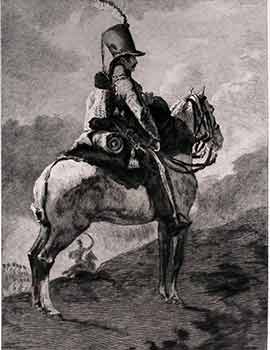 Mounted Trumpeter of Chasseurs of the Imperial Guard. (First edition of the etching.)