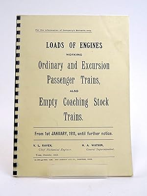 Seller image for NORTH EASTERN RAILWAY: LOADS OF ENGINES WORKING PASSENGER TRAINS, 1911 for sale by Stella & Rose's Books, PBFA