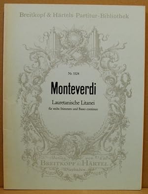 Immagine del venditore per Lauretanische Litanei fr sechs Stimmen und Basso continuo/ for six Voices and Basso continuo. (Breitkopf & Hrtels Partitur-Bibliothek 5324) venduto da Nicoline Thieme