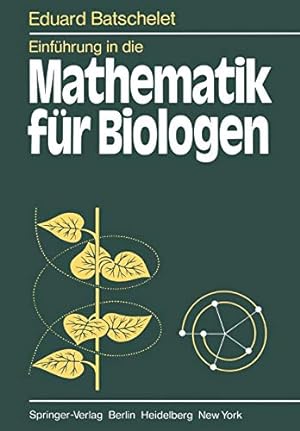 Imagen del vendedor de Einführung in die Mathematik für Biologen (German Edition) [Soft Cover ] a la venta por booksXpress