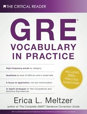 Seller image for GRE Vocabulary in Practice by Meltzer, Erica Lynn [Paperback ] for sale by booksXpress