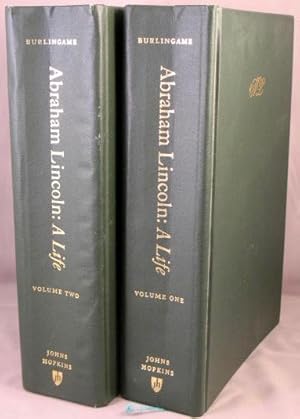 Imagen del vendedor de Abraham Lincoln, A Life. 2 volumes. a la venta por Bucks County Bookshop IOBA