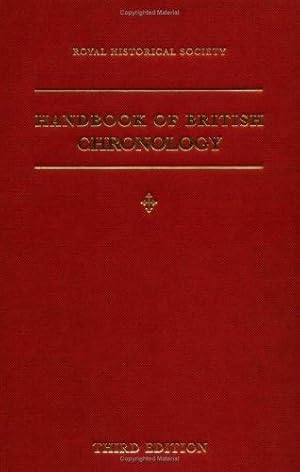 Seller image for Handbook of British Chronology (Royal Historical Society Guides and Handbooks) [Hardcover ] for sale by booksXpress