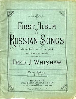 Imagen del vendedor de First Album of Russian Songs (Collected and arranged with English words) a la venta por MyLibraryMarket