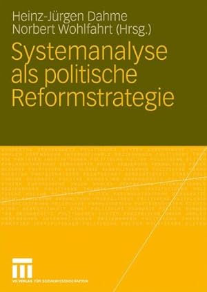 Image du vendeur pour Systemanalyse als politische Reformstrategie (German Edition) [Hardcover ] mis en vente par booksXpress