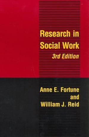 Seller image for Research in Social Work by Fortune, Anne, Smith, Audrey, Reid, William [Hardcover ] for sale by booksXpress
