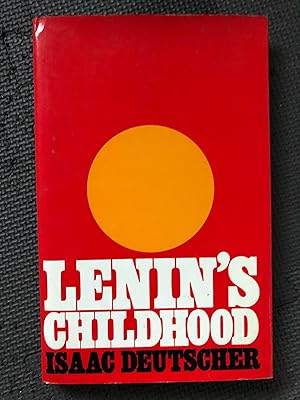 Bild des Verkufers fr Lenin's Childhood zum Verkauf von Cragsmoor Books