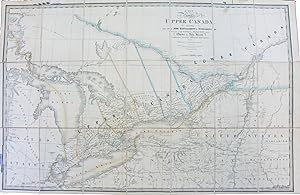 Bild des Verkufers fr A Map of the Province of Upper Canada, describing all the New Settlements, Townships, &c, with the Countries Adjacent from Quebec to Lake Huron. Compiled from the Original Documents in the Surveyor General's Office zum Verkauf von J. Patrick McGahern Books Inc. (ABAC)