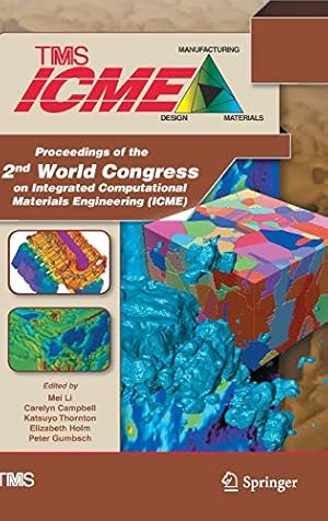 Seller image for Proceedings of the 2nd World Congress on Integrated Computational Materials Engineering (ICME) [Hardcover ] for sale by booksXpress