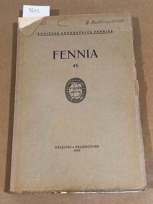 Imagen del vendedor de FENNIA 46 ( nos. 1 -3, 1925) a la venta por Carydale Books