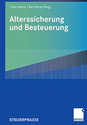Seller image for Alterssicherung und Besteuerung (German Edition) [Paperback ] for sale by booksXpress