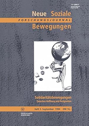 Immagine del venditore per Solidaritätsbewegungen: Zwischen Hoffnung Und Resignation (German Edition) by Kreibich, Rolf, Kö ler, Reinhart, Letz, Malte, Bräuer, Rolf, Bommes, Michael, Heuer, Michael, Spiller, Ingrid, Windfuhr, Michael, Scherr, Albert, Butterwegge, Christoph, Jansen, Hans G. [Paperback ] venduto da booksXpress