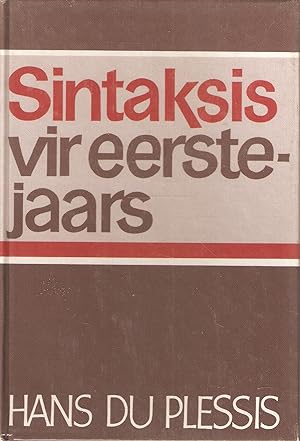Seller image for Sintaksis vir eerstejaars for sale by Snookerybooks
