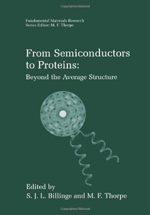 Seller image for From Semiconductors to Proteins: Beyond the Average Structure (Fundamental Materials Research) [Paperback ] for sale by booksXpress