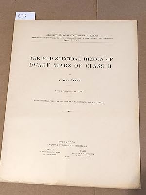 Seller image for The Red Spectral Region of Dwarf Stars of Class M Band 12 No. 8 for sale by Carydale Books