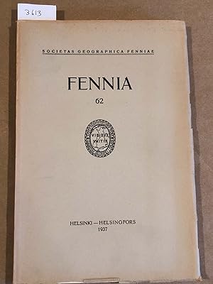 Imagen del vendedor de FENNIA 62 ( nos. 1 - 2 1937) a la venta por Carydale Books