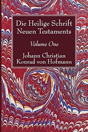 Immagine del venditore per Die Heilige Schrift Neuen Testaments, Volume One (German Edition) [Soft Cover ] venduto da booksXpress