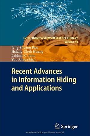 Seller image for Recent Advances in Information Hiding and Applications (Intelligent Systems Reference Library) [Hardcover ] for sale by booksXpress