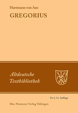 Imagen del vendedor de Gregorius (Altdeutsche Textbibliothek) (German Edition) [Soft Cover ] a la venta por booksXpress