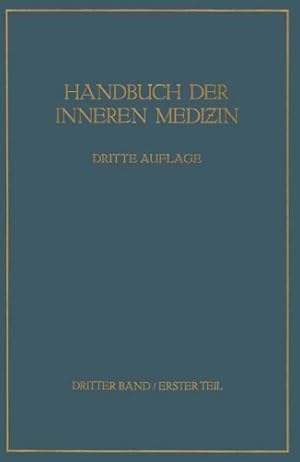 Imagen del vendedor de Krankheiten der Verdauungsorgane: Erster Teil Mundhöhle · Speiseröhre · Magen (Handbuch der inneren Medizin) (German Edition) by Baumann, W., Bergmann, G. v., Brinck, J., Gigon, A., Henning, N., Kalk, H., Katsch, G., Lüdin, M., Merkelbach, O., Müller, O., Schwiegk, H., Stroebe, F. [Paperback ] a la venta por booksXpress