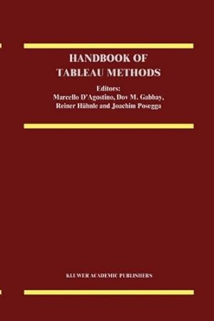 Image du vendeur pour Handbook of Tableau Methods [Paperback ] mis en vente par booksXpress