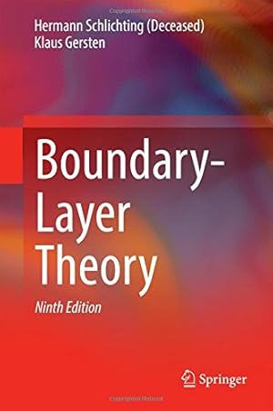 Seller image for Boundary-Layer Theory by Schlichting (Deceased), Hermann, Gersten, Klaus [Hardcover ] for sale by booksXpress