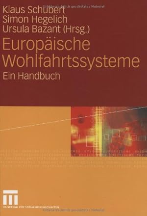 Immagine del venditore per Europäische Wohlfahrtssysteme: Ein Handbuch (German Edition) [Paperback ] venduto da booksXpress