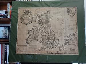 Kupferstichkarte, England, Irland & Schottland. Mathey. - "Carte des trois Royaume d Angleterre d...